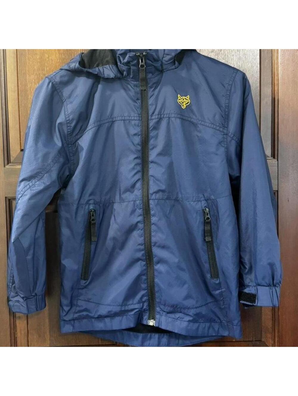 Boy Scouts of America Youth Large Wind Tech Jacket Navy Blue